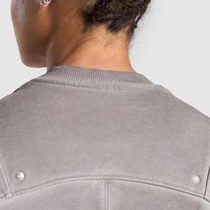 Sudaderas con capucha para mujer con etiquetas de bordado de logotipo personalizado y personalización de marca para mayor comodidad y estilo - Product Image 3