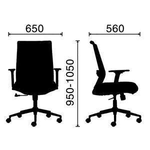 Silla de Oficina Ergonómica Premium con Malla Cromada, Altura Ajustable y Reposacabezas - Product Image 4