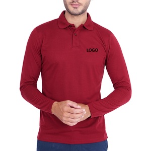 Golf de alta calidad para hombres, camisetas de polo, Camiseta larga hecha en fábrica, diseño liso cómodo, transpirable, logotipo personalizado de la mejor calidad - Product Image 1