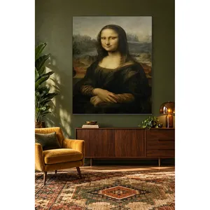Impression sur toile de la Mona Lisa de Léonard de Vinci par Fida - Product Image 1