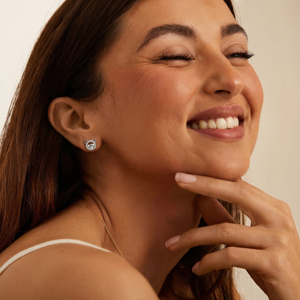 Luxury Bear <b>Stud</b> Earrings for Women – <b>Silver</b> Plated Cubic Zirconia Halo Cute Animal Ear Jewelry Fashion Crystal Earrings Gift - Product Image 4