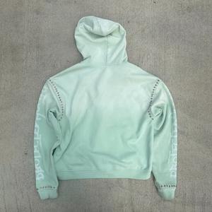 Top qualité dernière conception hommes strass sweats à capuche nouveauté fermeture éclair hommes strass sweats à capuche en vrac quantité bas prix pierre sweats à capuche - Product Image 2