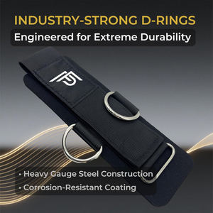 Muñequeras Resistentes con Acolchado de Neopreno, Correas Ajustables para Máquinas de Cable, Protección Profesional, Personalizable OEM - Product Image 3