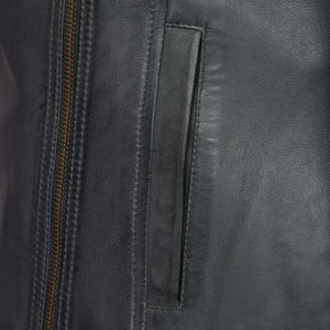 Automne hiver à la mode patte fermeture éclair conception femmes en cuir PU veste universitaire moto Style veste en cuir - Product Image 3