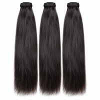 Extensions de cheveux humains Remy lisses 9A, 100% cheveux naturels, lots de tissage de cheveux birmans, vente en gros personnalisée