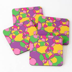 <b>Top</b> Decorative Cork Coasters Pine Children <b>Creative</b> Painting Wood Coasters Home Decoration Ornaments Blank Wood coaster for Sale - Product Image 1