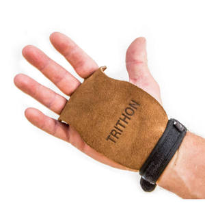 Geoffrey 100% sarung tangan kulit sapi PRO MMA, sarung tangan tarik penutup <span class=keywords><strong>Loop</strong></span> gaya Retro antilembap ringan nyaman kebugaran - Product Image 2