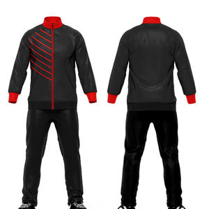 Ensemble de survêtements pour hommes, manches longues, décontracté, fermeture éclair intégrale, survêtement de sport pour hommes, tenue en 2 pièces - Product Image 4