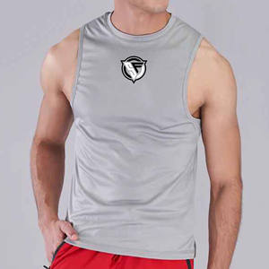 100% coton Gym débardeur pour hommes lourd GSM séchage rapide respirant Style sportif Logo personnalisé blanc plaine sans manches T-Shirt - Product Image 6