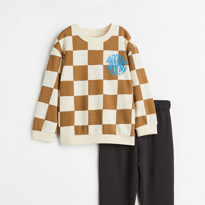 เสื้อกันหนาวผ้าฝ้ายสำหรับเด็กผู้ชายเสื้อกันหนาวแบบสวมหัว - Product Image 3