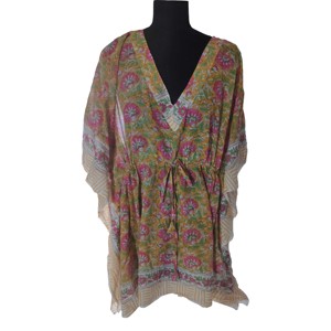 Maxi vestidos maxi de algodón indio sin mangas con estampado de bloques para mujer KFCS183 vestido maxi de verano de algodón 100% diseñador de ropa orgánica - Product Image 5