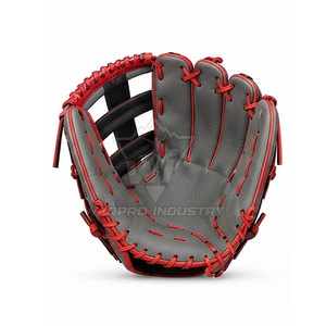 Gants de baseball à doigts entiers Comfort Fit, mitaines de fielding durables en cuir léger, pour lanceur droitier, unisexe, solides pour la première base - Product Image 5