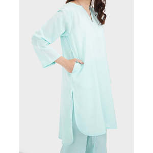 Chemise décontractée unie POURIA, design respirant - Product Image 1