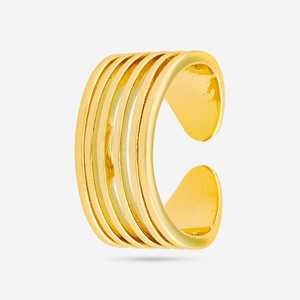 Trendy Gold-Plated Fashionable Cluster <b>Rings</b> 192446 Finger <b>Ring</b> with Wings Shape and Number Inlay Gift for Islam - Product Image 3