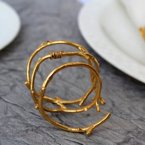 Servilletero de Color dorado, diseño de alambre de Metal, servilletero, soporte para pañuelos, mesa de comedor, servilletero decorativo - Product Image 1