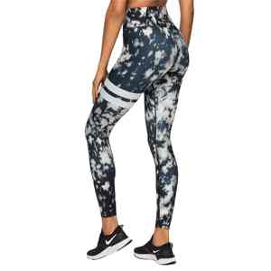 Wholesale <b>Women</b> Sublimation Print High Waist <b>Legging</b> Polyester Spandex Lined Yoga Pant <b>with</b> <b>Pocket</b> Warm All Season Workout Wear - Product Image 5
