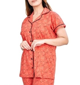 Venta caliente invierno grueso algodón satén ropa de dormir de dos piezas pijama conjunto mujeres cálido hogar ropa dormir traje con la mejor calidad OEM - Product Image 6