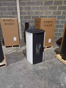 Moderna estufa de pellets de madera de 120 kg, pequeña chimenea independiente para calentadores domésticos para villas y hoteles - Product Image 2