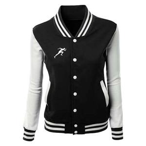 Vêtements pour femmes vestes universitaires nouveauté hiver Letterman vestes Baseball femmes manteaux respirant Logo personnalisé vestes en laine - Product Image 1