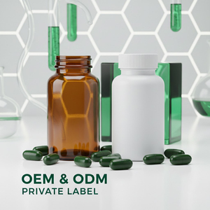 Capsule di <span class=keywords><strong>Spirulina</strong></span> Biologica 500mg, Alghe Blu Verdi Naturali, Supporto Immunitario, Integratore Superfood Vegano - Product Image 1