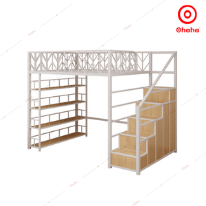 Lit superposé en métal style Twin Over Twin Lit superposé en acier avec cadre minimaliste Stable et élégant de haute qualité GTS032 - Product Image 6