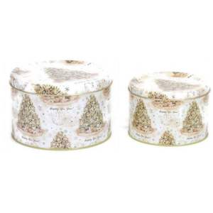 2.5L round Metal Canister Ø175x110 mm Jolly <b>Tool</b> <b>Storage</b> Container - Product Image 2