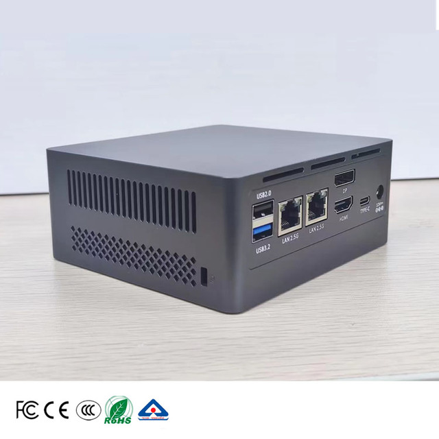 Sharerdp Custom Intel N-series N100 Quad Core DDR4 DIY Small Compact Desktop Computer PC NUC OEM Barebone System Mini PC