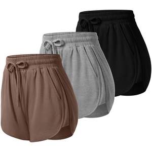 Vente en gros de nouveaux shorts de jogging personnalisés pour femmes shorts de sport décontractés en coton pour femmes - Product Image 2