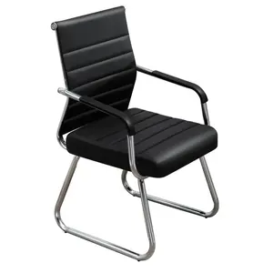 正品级访客椅，采用高档金属制成的软材料制成出口商办公用访客椅