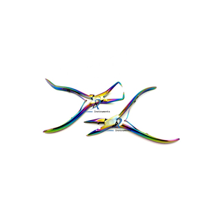 Pince d'extension de cheveux professionnelle en acier inoxydable Micro anneau perle Nano boucle pointe Fusion outil de suppression pour coiffeur et salon de coiffure - Product Image 3