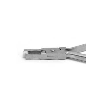 Alicates de Ortodoncia de Alta Calidad para Doblar Alambres Quirúrgicos, 14 cm, Curvos, Tipo Howe, con Punta Serrada, Accionamiento Manual - Product Image 3