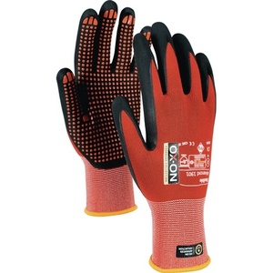 OX-ON 1901 Advanced Flexible Garden Gloves Size 9 Black/Red EN 388 & EN 420+A1 Compliant PPE Category II Pack of 12 - Product Image 1