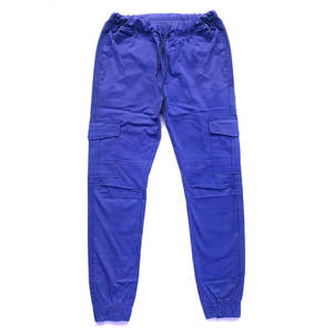 Custom All Printing Canvas 100% Cotton Breathable Quick-Dry <b>Work</b> Cargo Pants Oversized High Waist Elastic Casual Multi-Pocket - Product Image 2