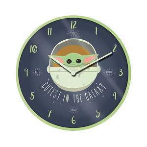 Reloj de Cuarzo con Diseño de The Mandalorian, Baby the Child y Yoda, de Una Sola Cara, con Motivo Plástico - Product Image 1
