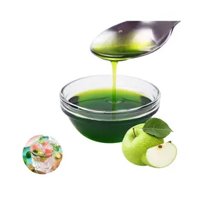 केक या कपकेक पकाने में उपयोग के लिए उपयुक्त आकर्षक ज़ेस्ट वाली उच्च गुणवत्ता वाला हरा सेब सिरप