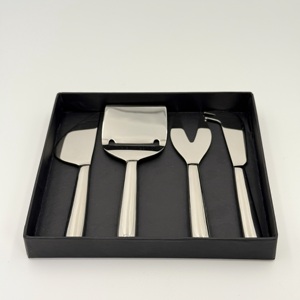 Best Selling 4pcs Stainless Steel Cheese <b>Knife</b> With Comfortable Handle Durable Kitchen Tool for Cheese Cutting - Product Image 6