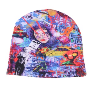 Gorros Cálidos de Invierno para Hombre, Gorros Personalizados con Estampado por Sublimación para Mujer, Gorro de Punto con Puño, Gorro Deportivo con Estampado Digital para Correr y Ciclismo - Product Image 1