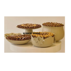Tazón de Chocolate Decorativo de Metal para Mesa, Color Personalizado, Hecho a Mano, Forma Redonda, Tazón de Chocolate de Lujo de Alta Calidad - Product Image 3