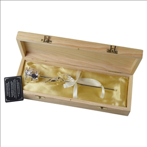 ของขวัญวันวาเลนไทน์ดอกไม้ฟอยล์ตกแต่งด้วยดอกกุหลาบแท้ของขวัญชุบทองของขวัญที่ได้รับการรับรอง - Product Image 6