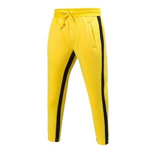 Pantalones de chándal de cintura alta de lona elásticos y cómodos para hombre, pantalones de uso diario con cintura elástica y bolsillos con cremallera, talla XL - Product Image 2