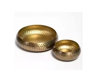 ชามอาหารจานโลหะสำหรับตกแต่งใหม่จานช็อคโกแลตผลไม้สลัดเนื้อสัมผัสสำหรับห้องครัวงานแต่งงานใช้ในชีวิตประจำวัน - Product Image 1