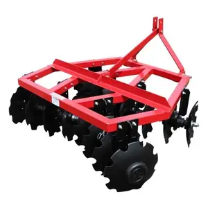 Traktor Pertanian Menggunakan Disk Bajak Tugas Berat 3 Titik Hitch Disc Bajak Rotary PTO Driven Traktor Bajak