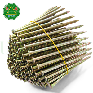 Clous de Palette de 2-1/2 "Revêtement de Couleur Jaune pour la Construction de Palettes à Tige Lisse Meilleur Prix de l'Usine du Vietnam - Product Image 1