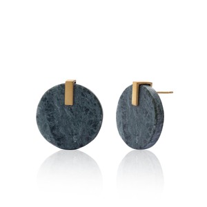 Boucle d'oreille en marbre de haute qualité design moderne artisanat bijoux à la mode boucle d'oreille en marbre de pierre blanche à bas prix - Product Image 4