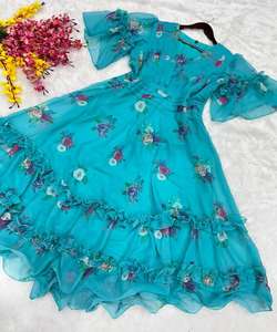 Designer Georgette Embroidery Sequence Work Salwar Kameez Suit Party Wear Wholesale Price Ethnic Garment - Product Image 4