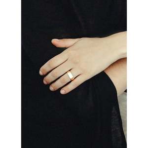 Porter Fashionable Vintage <b>Ring</b> with Inlay Gold and Rose Gold Plated Trendy Number Shape 18K Rhodium for Children - Product Image 2