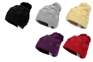 Unisex <b>Winter</b> Cuffed Knitted <b>Hats</b> with Embroidery Solid Color Warm Caps for <b>Men</b> Custom Logo Beanies - Product Image 6