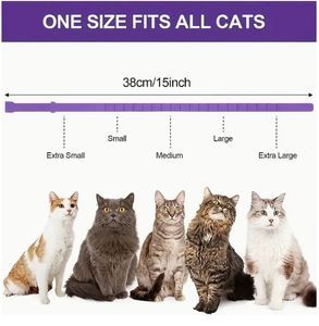 2025 Collar calmante ajustable para mascotas más vendido transfronterizo rápido 1 hora efecto de alivio del estrés suave gatos populares perros tamaño pequeño - Product Image 4