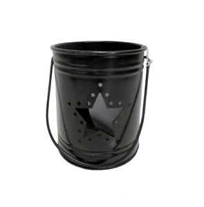 Design traditionnel fer suspendu T Lite support votif noir zink placage maison et décoration de noël pour la main personnalisé - Product Image 4