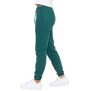 Pantalones de chándal de rizo francés de pierna recta de gran tamaño personalizados para mujer, joggers de lana con cordón adornado con diamantes de imitación de cristal para invierno - Product Image 2